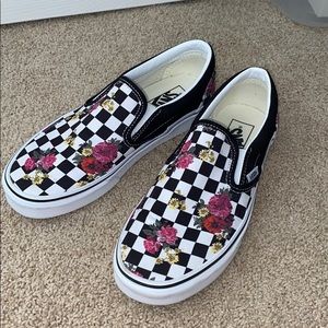 floral vans!!